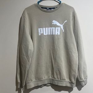 Tan Puma Crewneck Size:L